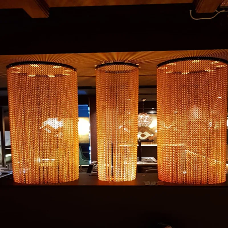 Decorative ceiling hanging curtain partition