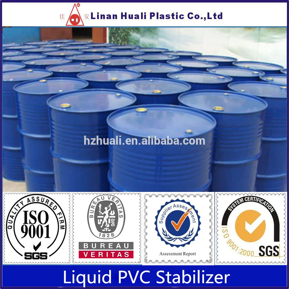 PVC barium Zinc  liquid compound heat stabilizer for semi soft pvc products HL-639