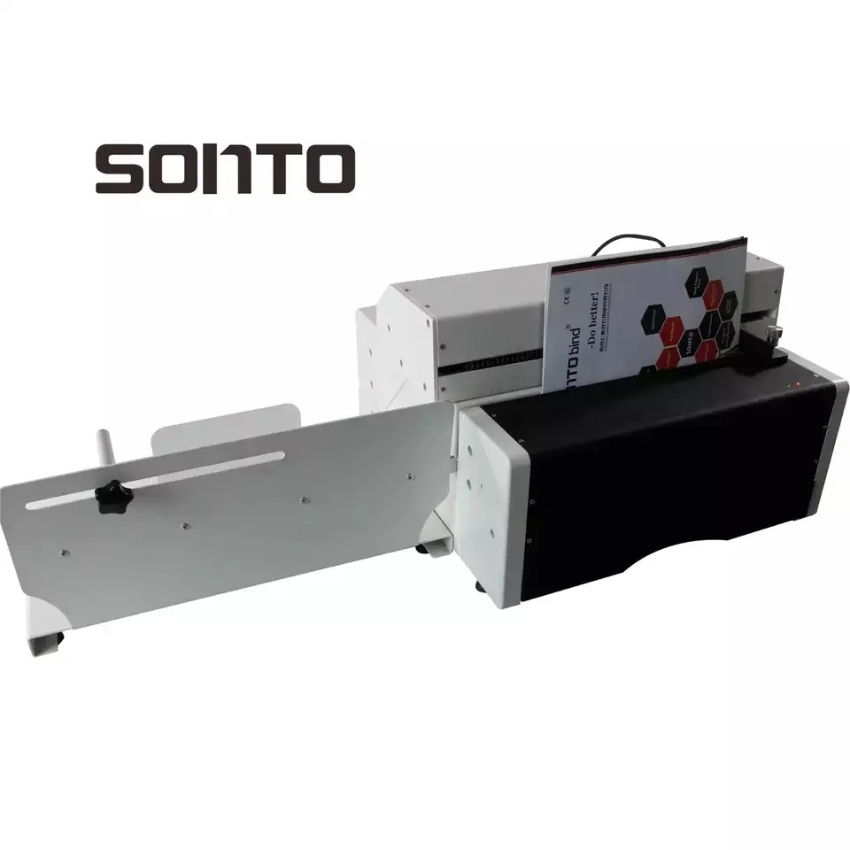 Sonto cheap price Semi-Automatic Punching Machine with comb wire spiral dies
