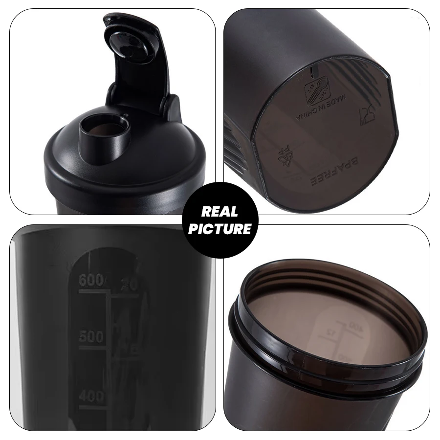 16 Ounce 25 Ounce Protein Shaker Bottle with Mesh & Mixer Ball BPA Free Dishwasher Safe Shaker bottle