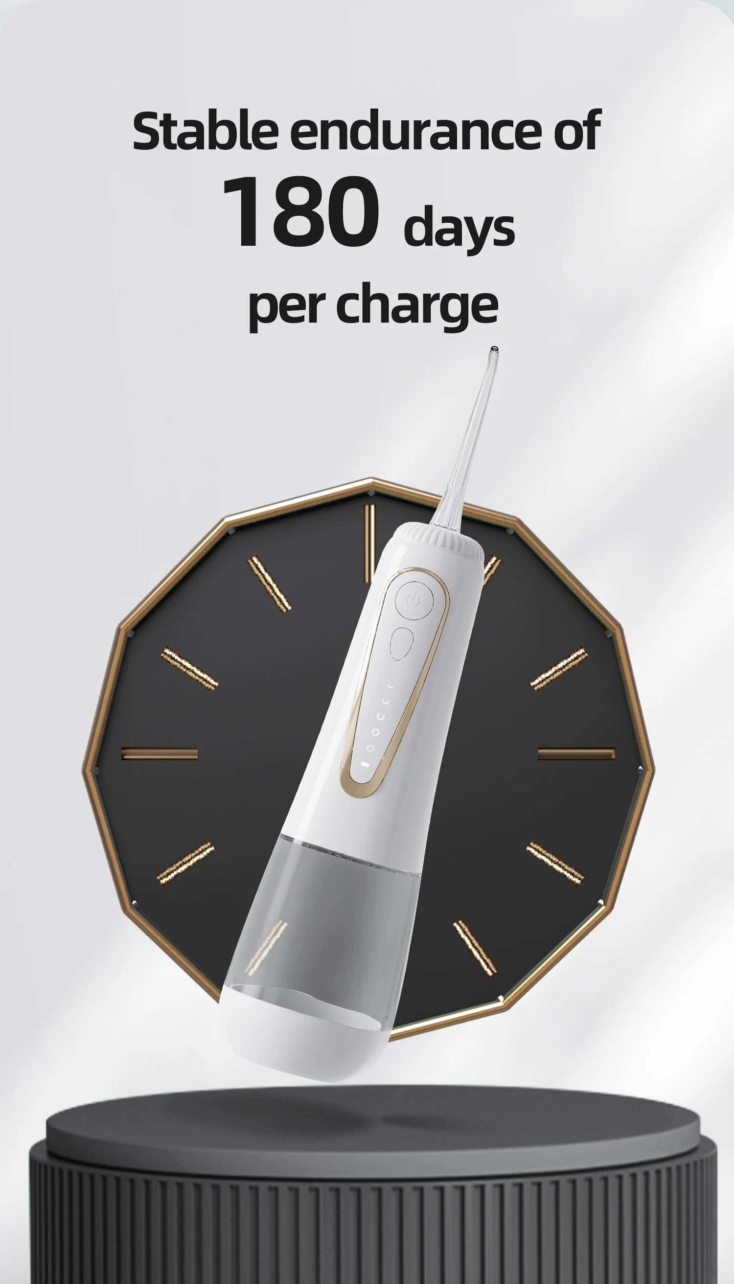 dental oral irrigator lcd rechargeable and electric denta water flosser and toothbrush combo