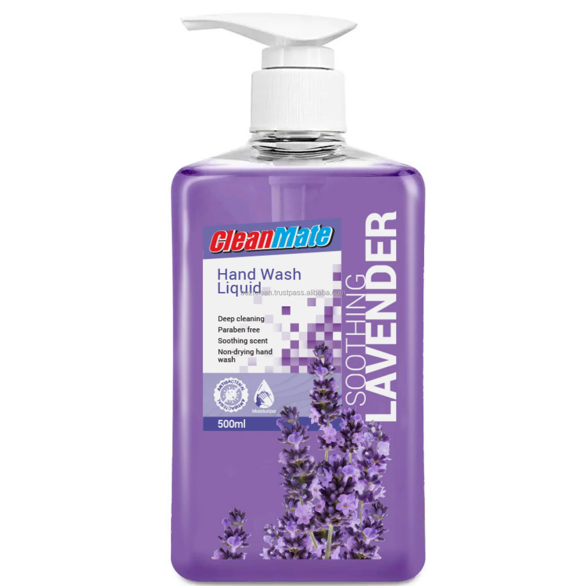 OEM Apple Lavender Anti-bacterial Liquid Hand Wash Hand Soap 500ml