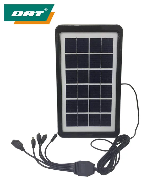 AT-6003B DAT наружная солнечная панель 6v3w солнечные панели с помощью зарядного устройства для мобильного телефона использовать землетрясения
