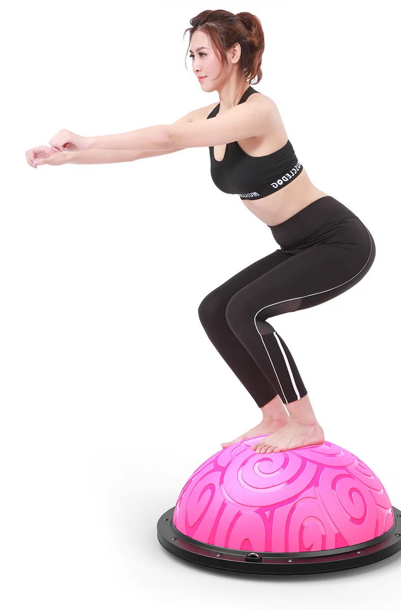  2021 New Style Durable and Antiburst Yoga Pilates Wave Speed Fitness Ball 58cm Balance Training Velocity Sphere