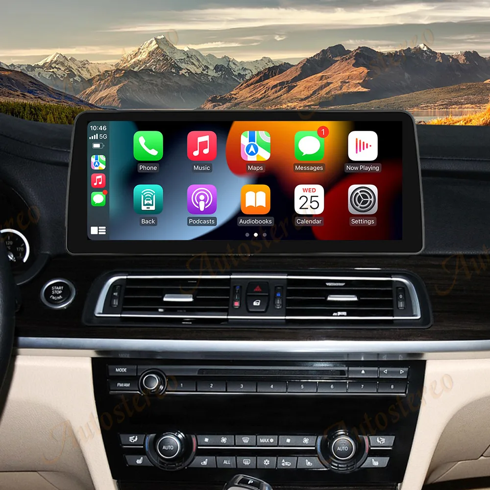 10 25/12 3 дюймов Linux автомобильный GPS для BMW 7 серии F07 2008-2015 Carplay навигационное головное устройство мультимедийный плеер магнитофон
