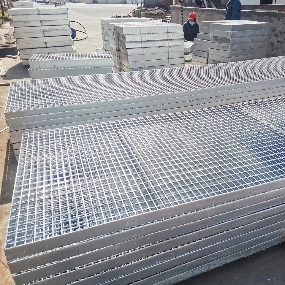Manhole cover ladders fences guardrail etc road building material platform metal grate drainage metal grates