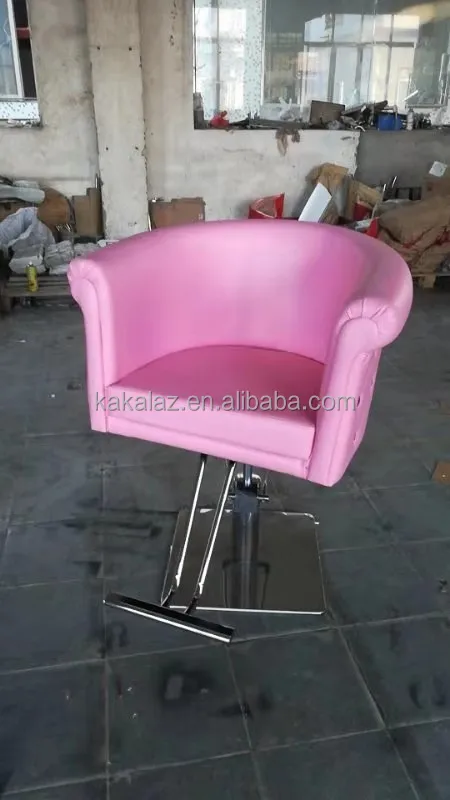 wooden hairdresser chair styling salon chairs pink  hair styling products chair