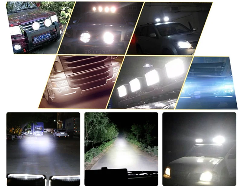 Super Bright IP67 Waterproof 12W 3 Inch LED Cubes Offroad LED Work Light for Jeep Truck SUV UTV