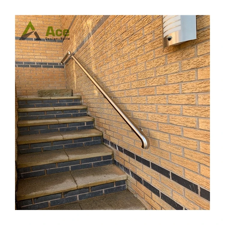 Ace Modern Aluminum Post Iron Pipe Railing Designs Accessories Stainless Steel Outdoor Wrought Iron Stair Railing
