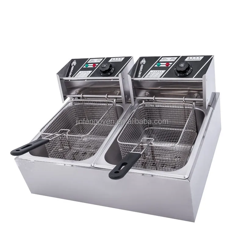 1 tank double tank commercial deep fryer, electric deep fryers , potato chips kfc chicken deep fryer gas