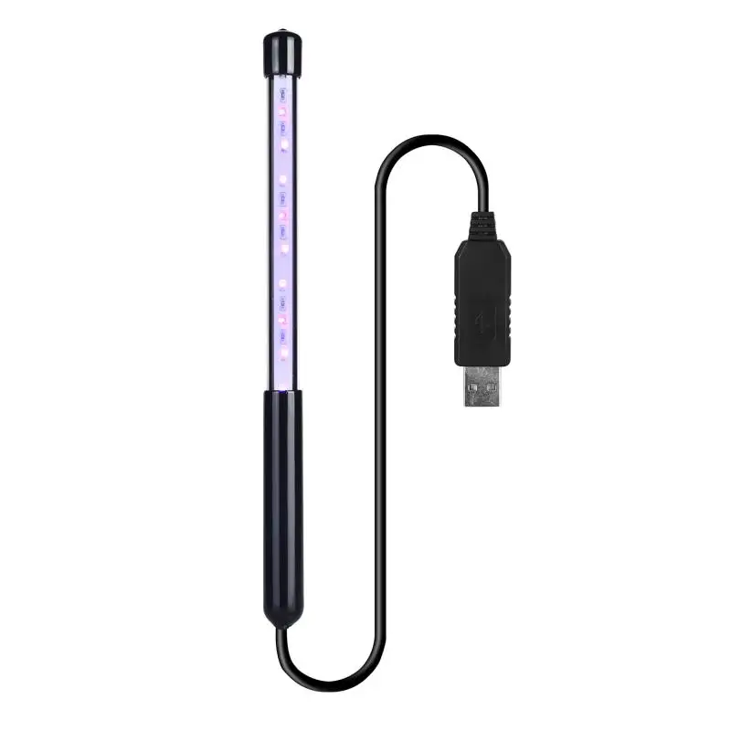  Дальний Ультрафиолетовый глубокий УФ 5 Вт 270nM UVC и 395nM UVA DC5V ручная USB Светодиодная лампа для