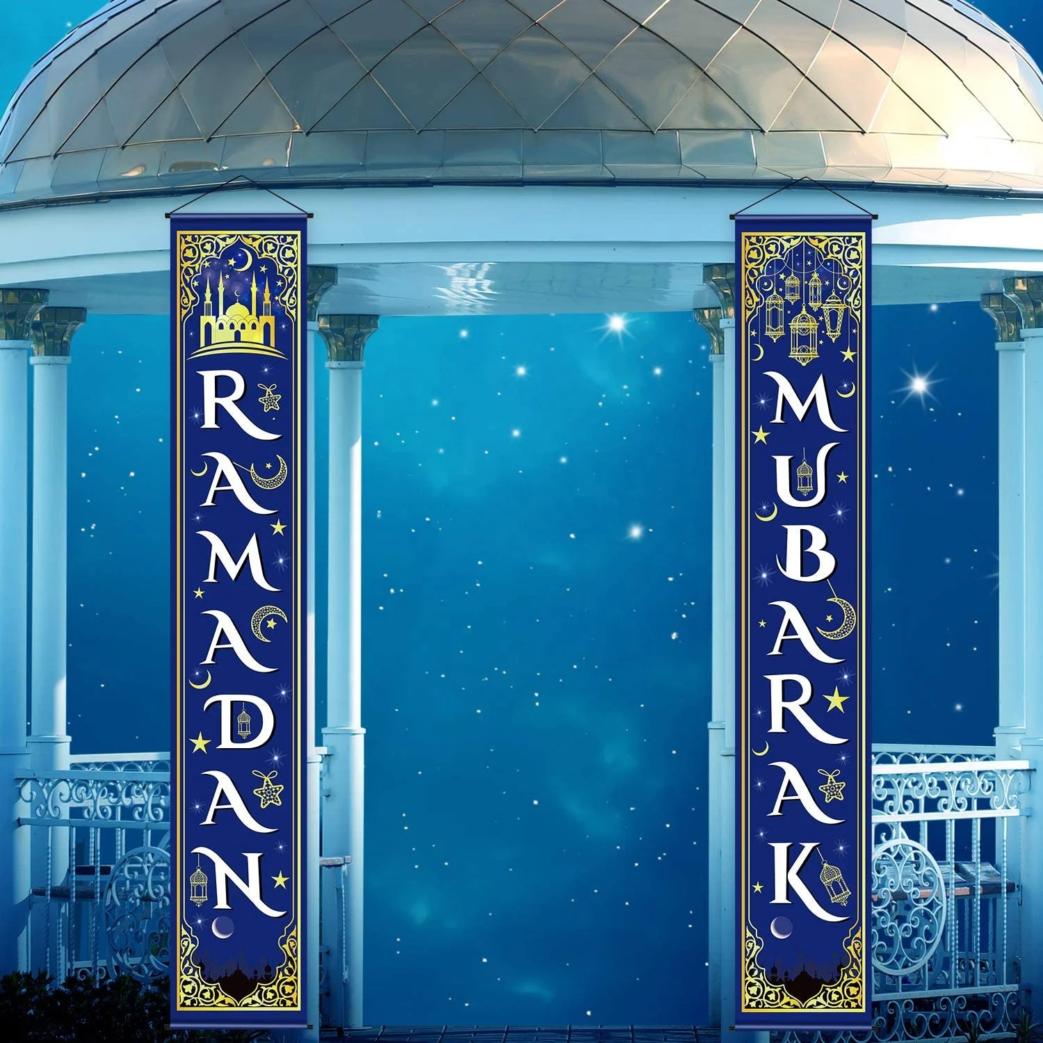 Набор украшений Eid Mubarak знак для крыльца баннер Рамадан подвесное украшение дома и улицы