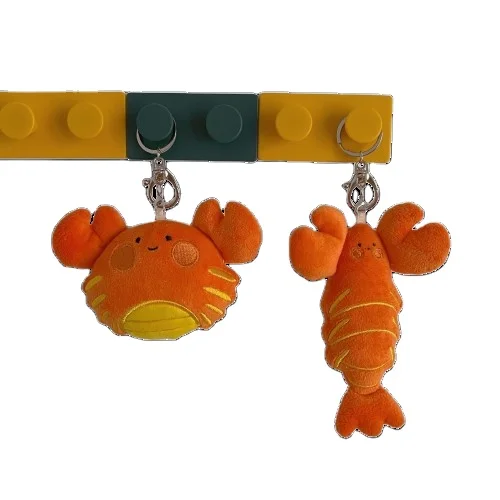 Брелок-брелок с плюшевым крабом