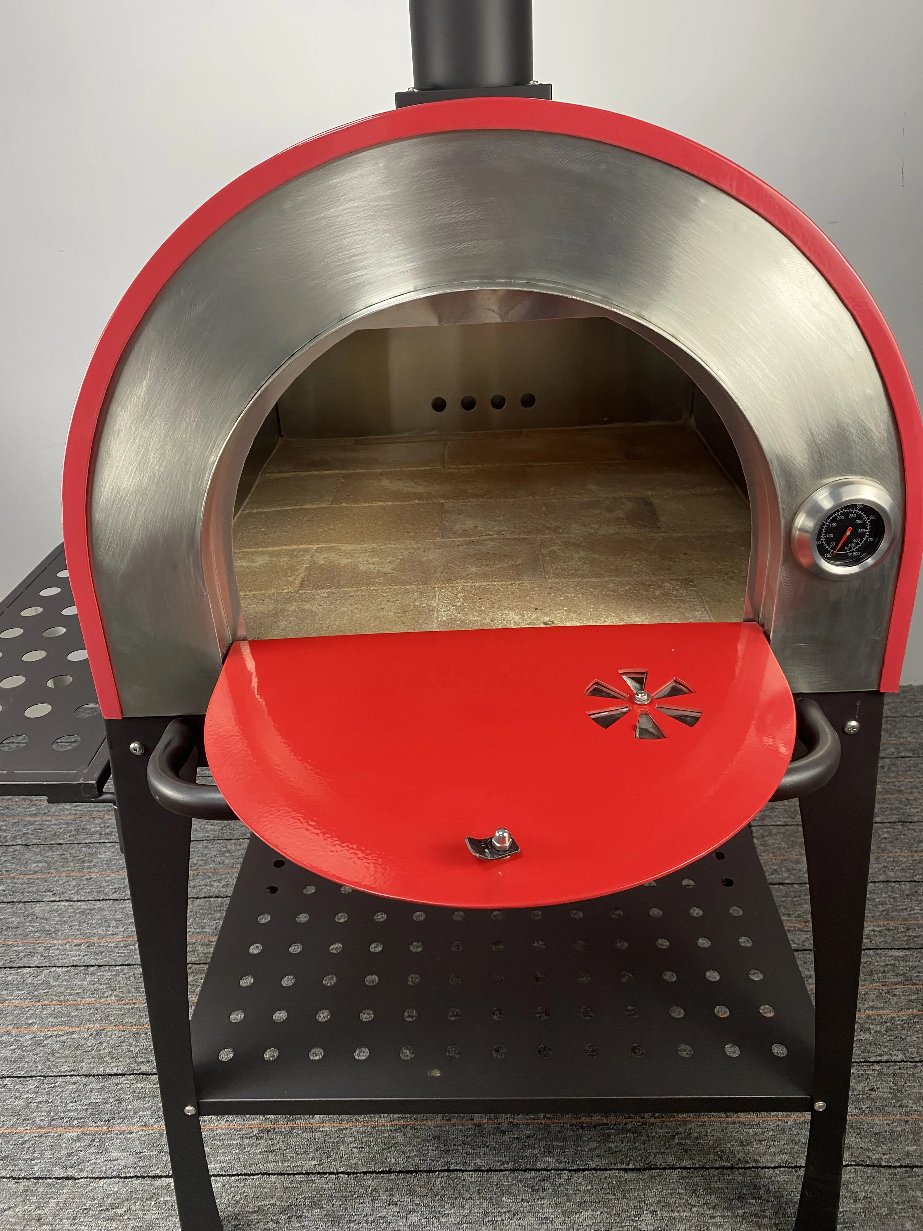 Home Garden Outdoor Wood Chip Modern Pizza Oven 500 Degrees