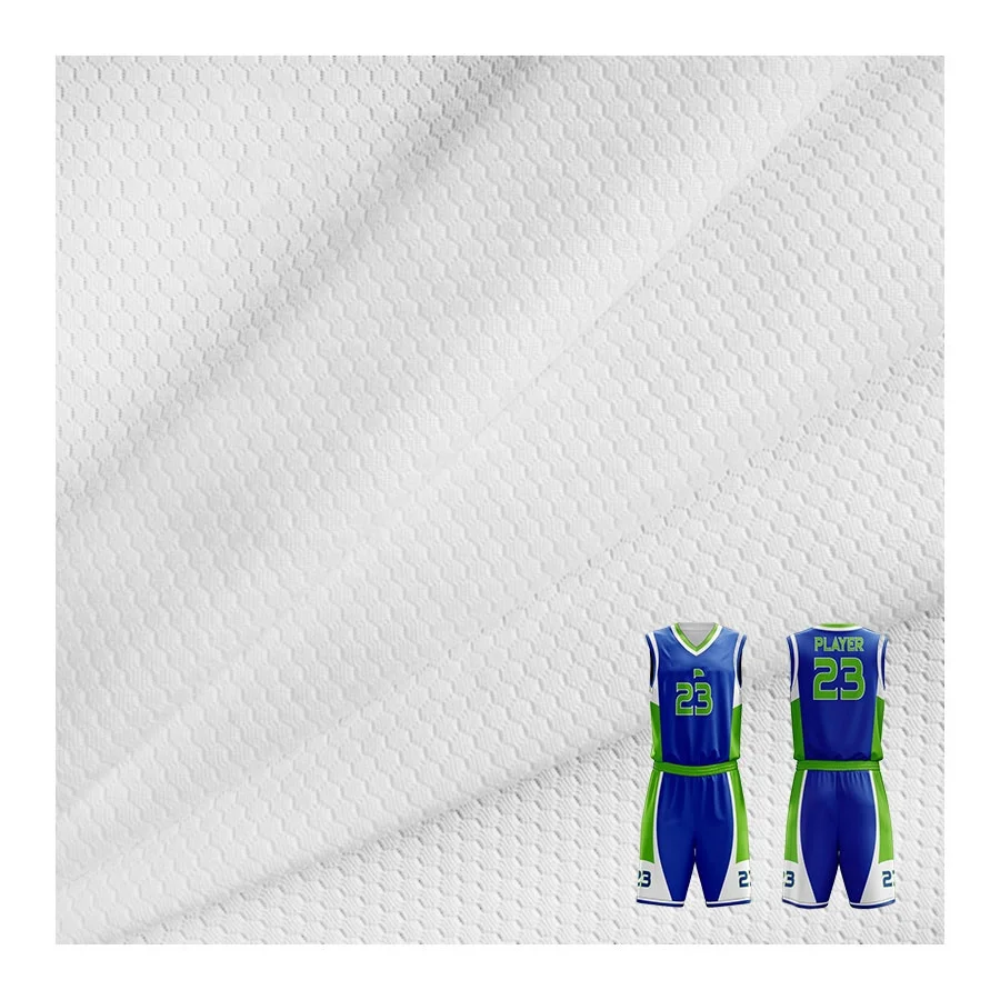 Good Strength High Quality  Fabric 100% Polyester Honeycomb  Fabric ChangFa Good Price Customized Size For Jersey  Fabric