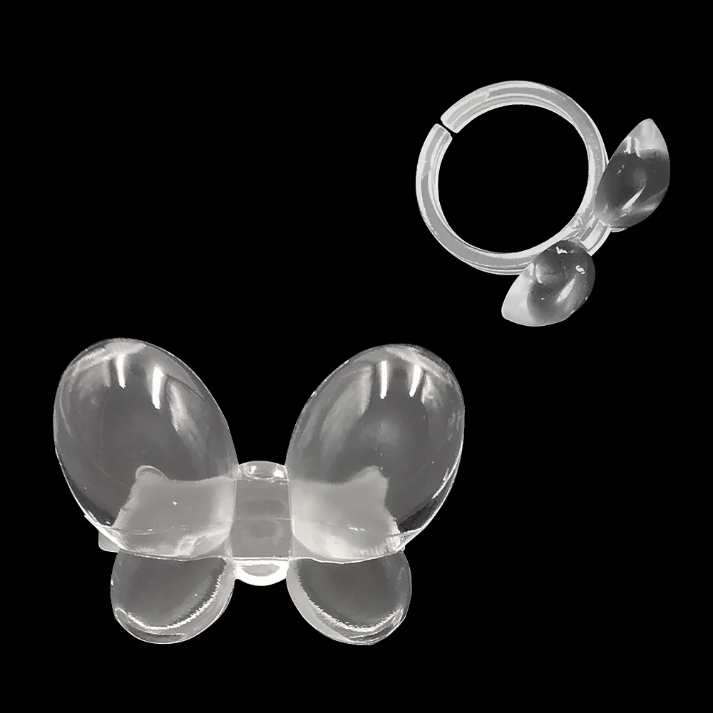 50Pcs Nail Art UV Gel Polish Varnish Color Pops Display Butterfly  Ring Coloring Showing  False Nail Manicure Tool