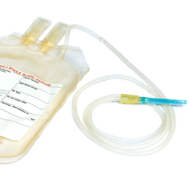 Hot Sale Disposable Medical Sterile Single Blood Bag with CPDA-1/CPD/SAGM for Blood Collection