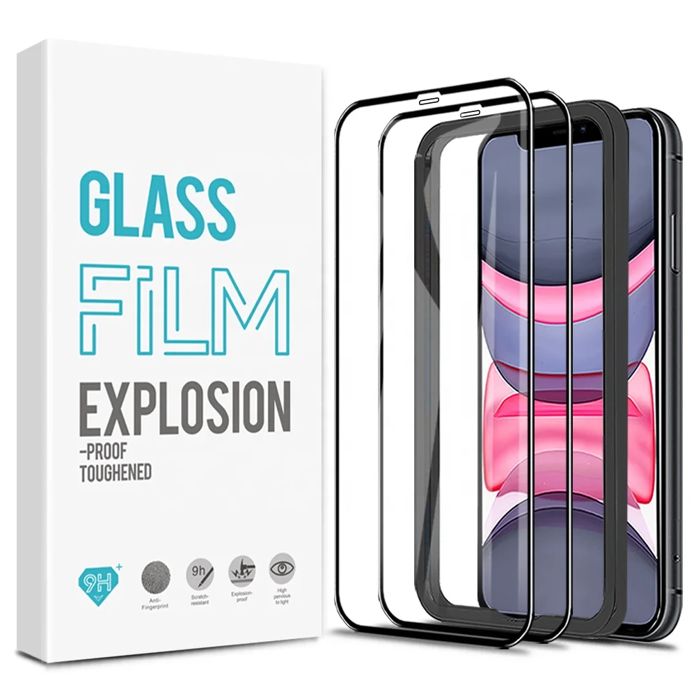 Factory Price 9H Easy Install Transparent Tempered Glass Screen Protector For iPhone 12 Mini 5.4 inch With Free Sample Service