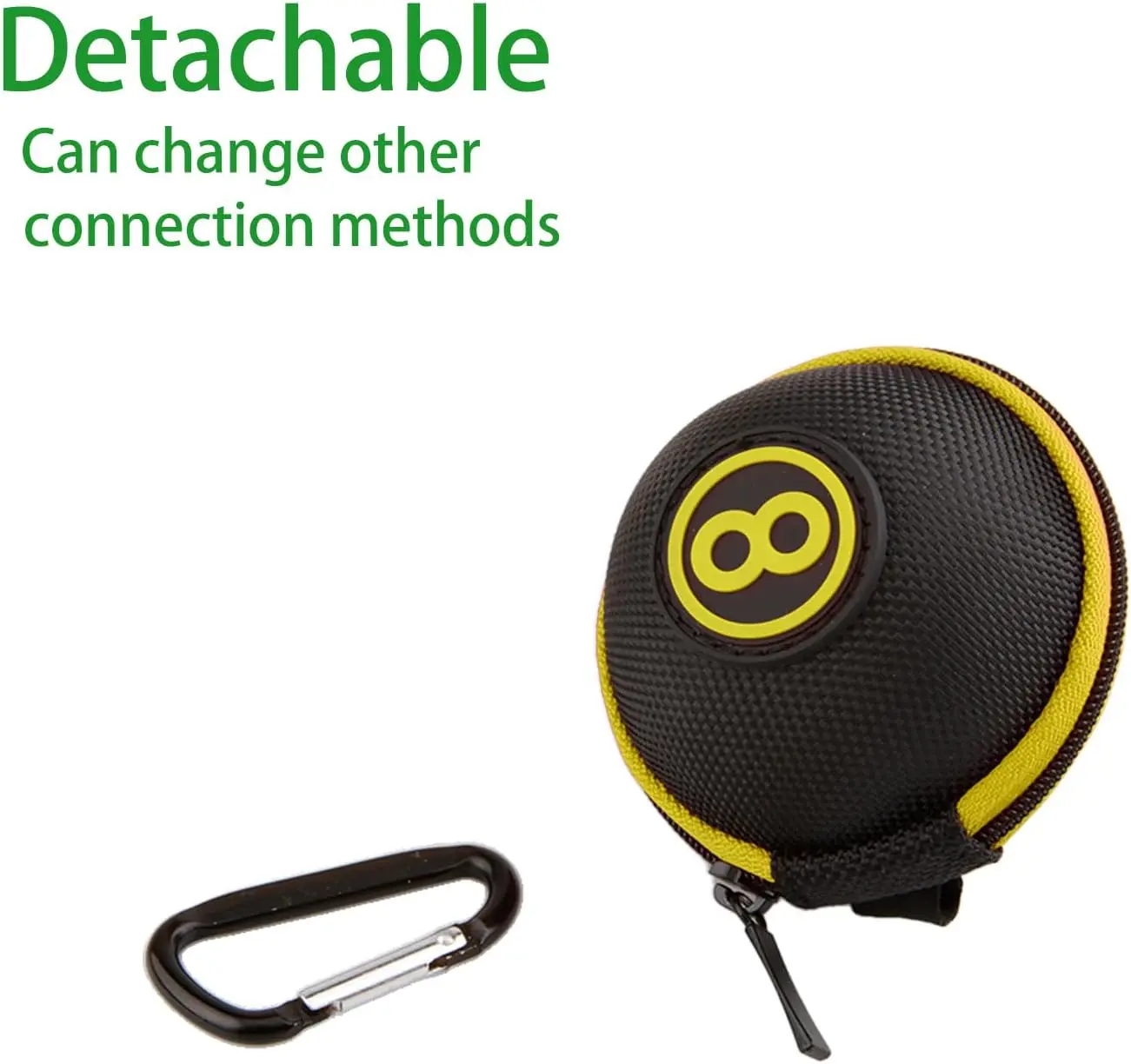 Sport Clip-on Case Cue Ball Bag for Attaching Cue Pool Balls Billiard Training Balls to Your Cue Stick Bag Strap Design