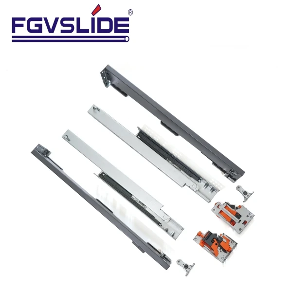 Hot Sale Furniture Kitchen Cabinet Slim Box Drawer System Metal Box With Concealed Slide Rails