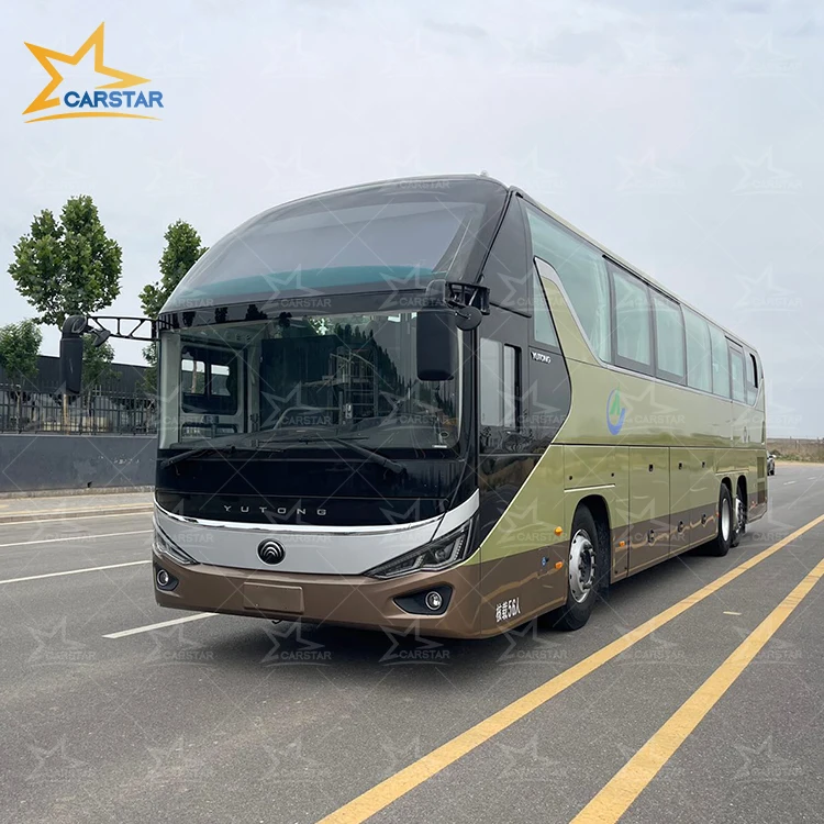 Used Yu tong Bus Gray Cheap Right Hand Drive Used Buses 80 Seats 14M In China