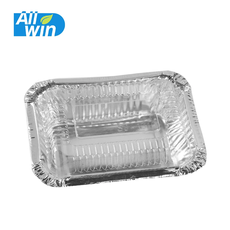 250 мл, алюминиевый пищевой контейнер, одноразовые контейнеры из алюминиевой фольги, прямоугольная кастрюля F0