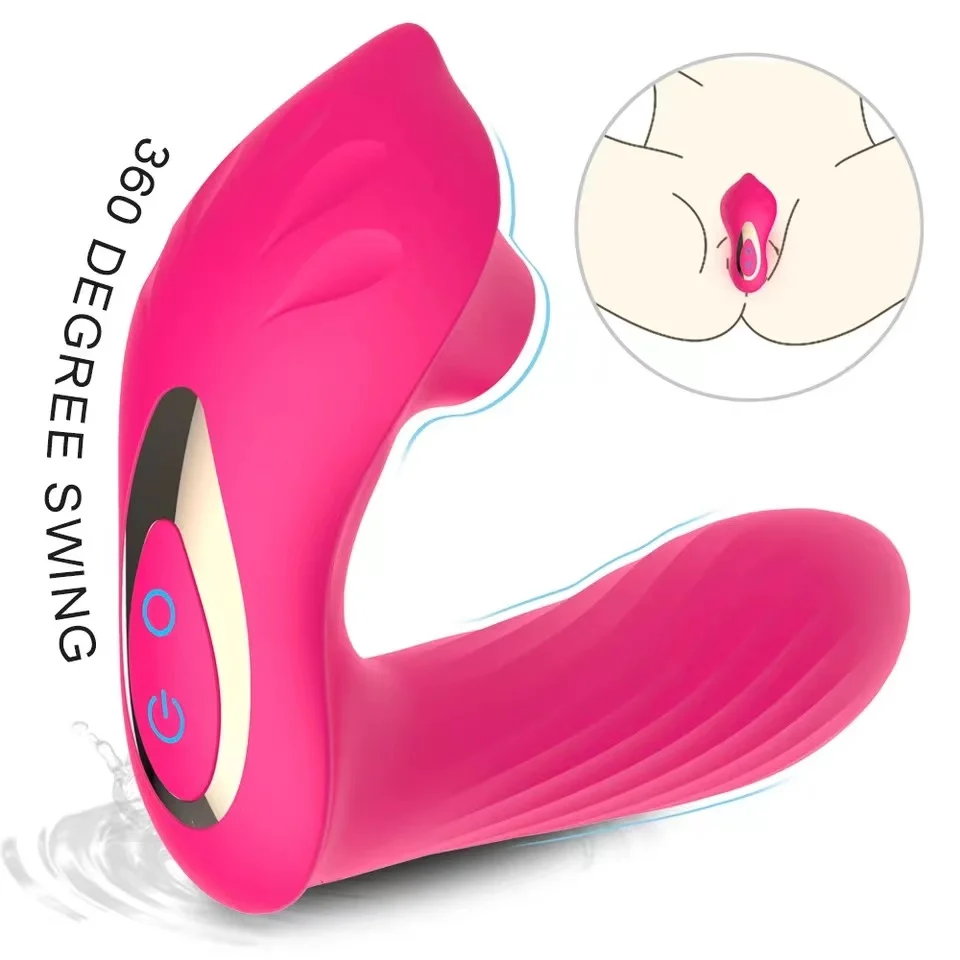 Sex Toys 2 IN 1 Sucking Vibrator 9 Frequency Vibration Waterproof Masturbator Clitoris Stimulator G Spot Vibrator For Women