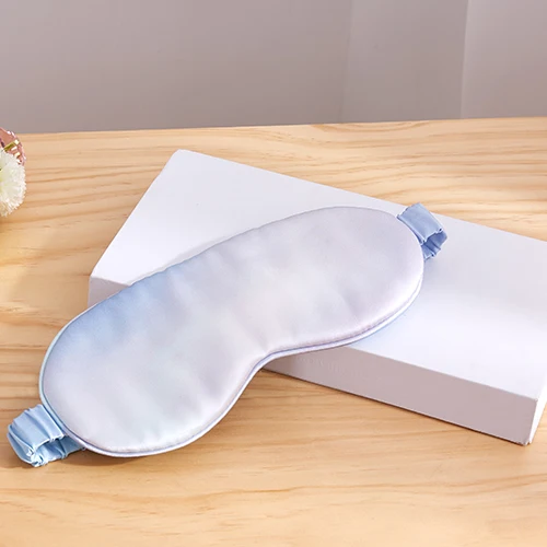 New design double sided sleeping eye mask silk weighted mulberry silk sleep mask