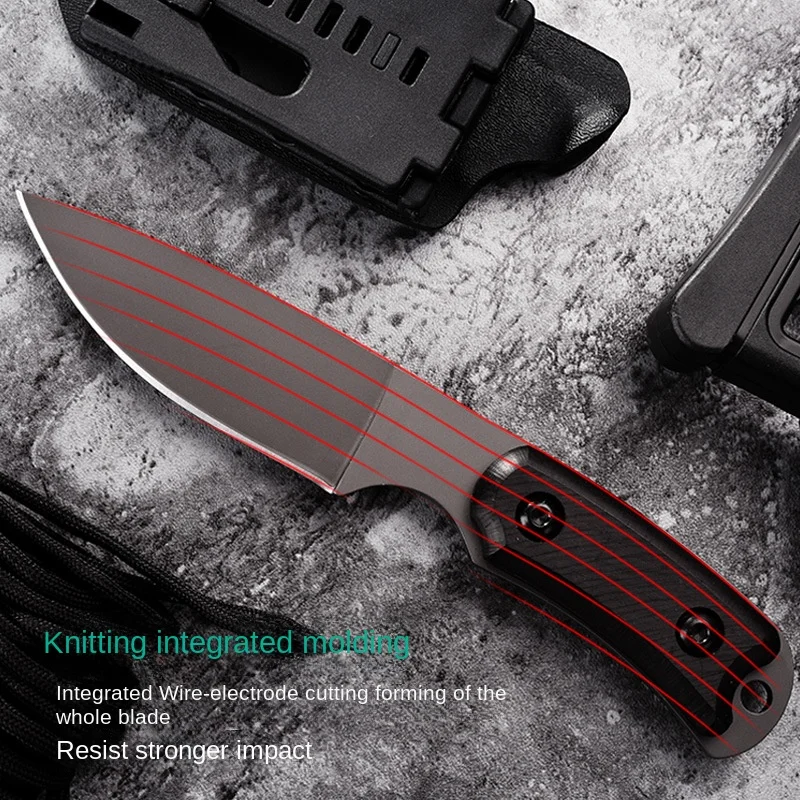 fixed blade knife with kydex sheath
