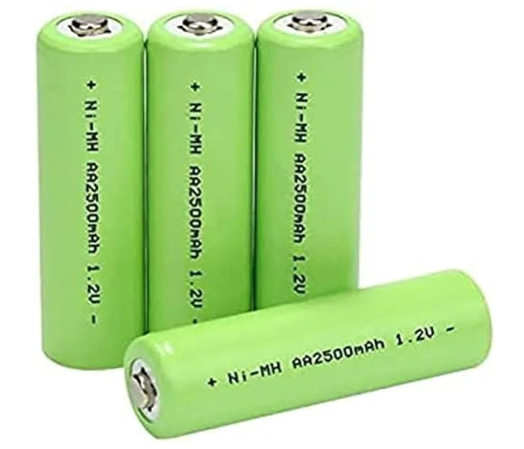 Batteries for Renewable Energy  systems Ni-MH Battery AA 1.2V 2500mAh