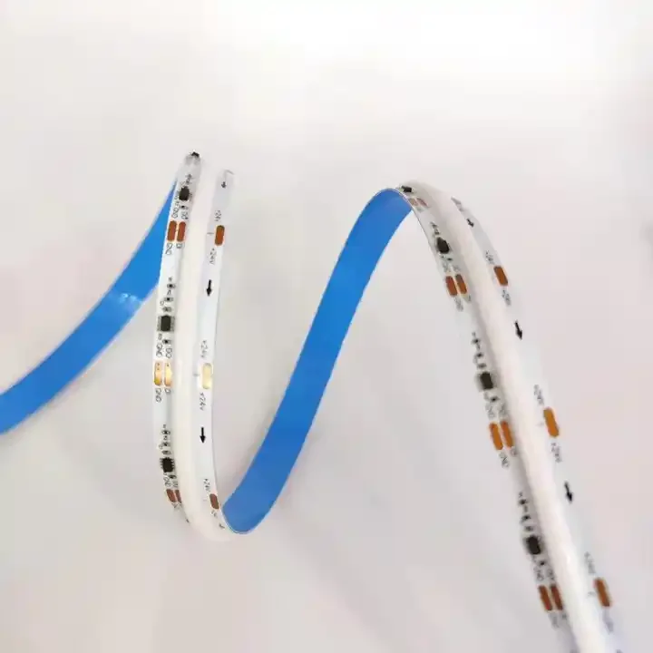 High Brightness High Quality addressable 720chips ic rgb cob strip RGBIC fcob streifen led strip lights stripe tape