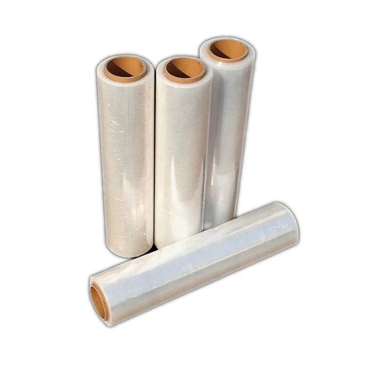 Soft thin plastic film pallet wrap stretch film hand portable pallet wrapping manual industrial plastic wrap paper