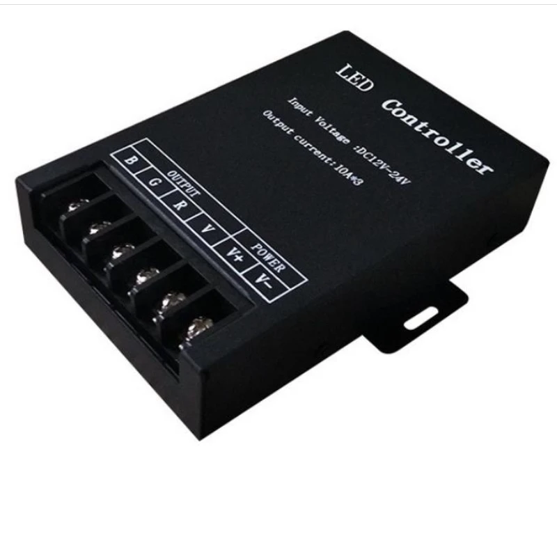 Iron case 2.4G RF full touch RGB controller dc12-24v 18A Touch Screen Remote RGB LED strip light Controller