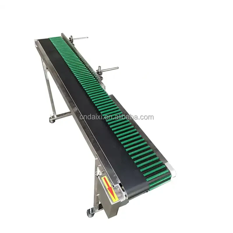 DAIXI automatic conveyor table adjustable speed line hand-held inkjet printer production date pagination conveyor belt