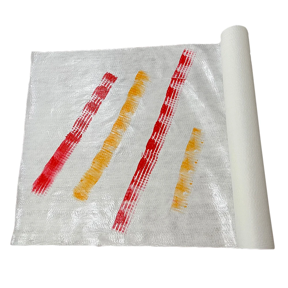 180gr 1x50m self adhesive surface protection Floor Covering painter fleece white sticky felt