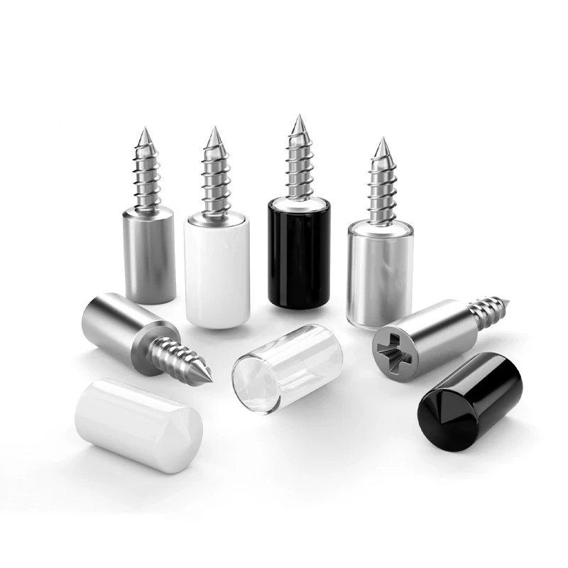2023 New Style Nickel Plated No Punching Iron Screw Pins Self-tapping Screw Shelf Support