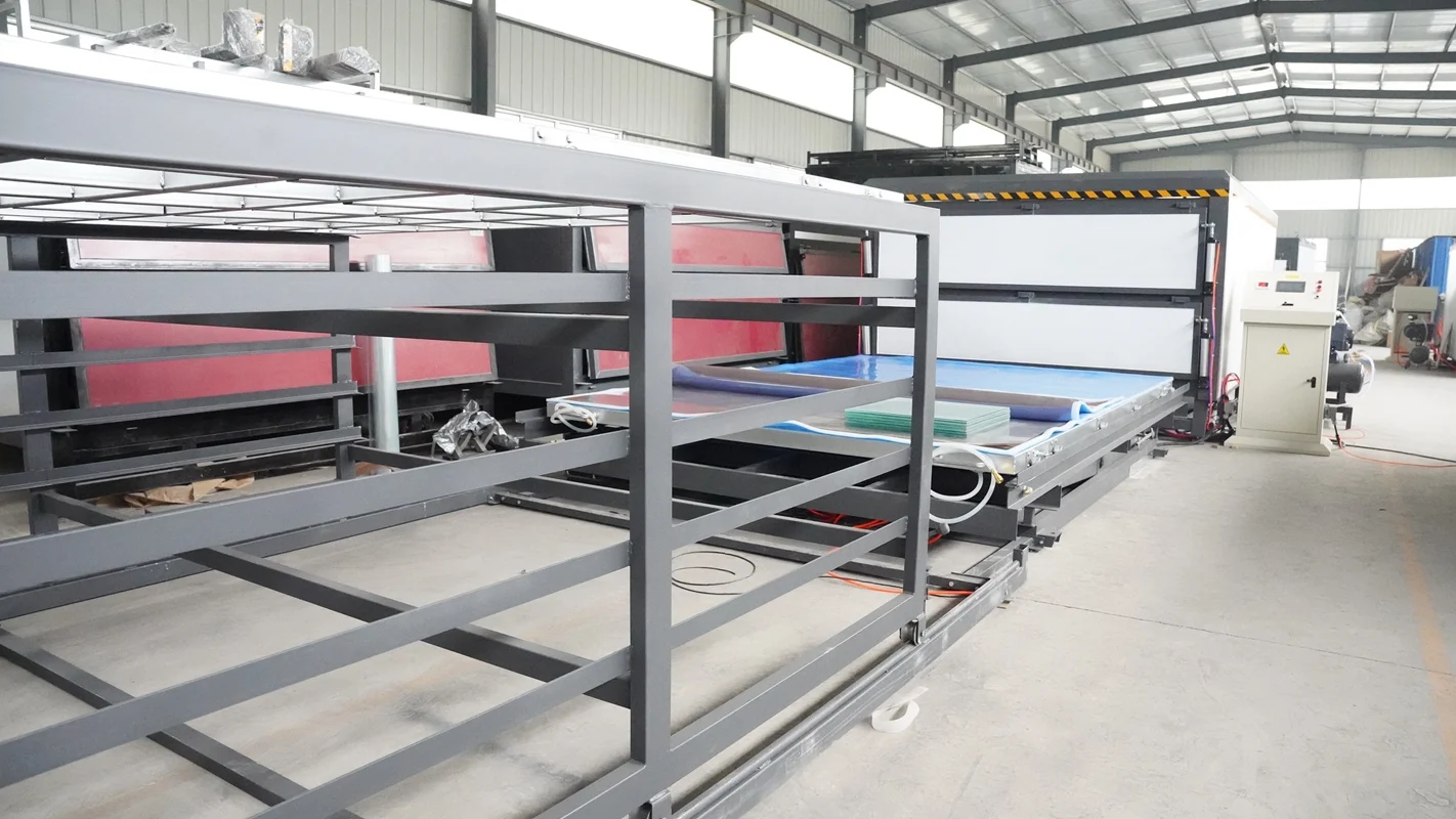 Full PVB EVA Film Laminating Vacuum Heating CNC Glass Laminated Machine
