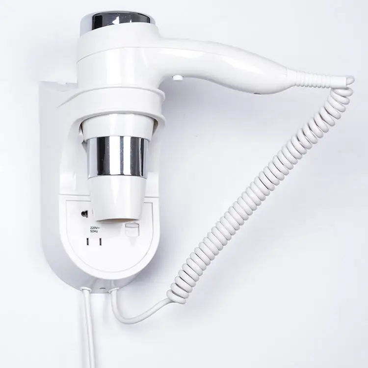 Strong Wind ABS Plastic Bathroom 1400W-1600W Hotel Wall Mounted Hotel Hair Dryer