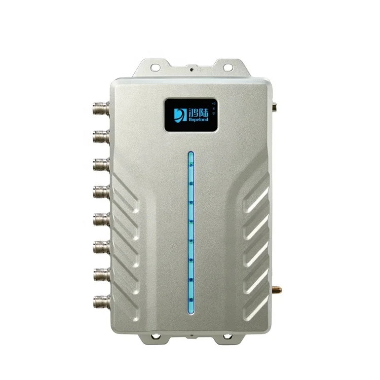 Hopeland HF380 8-port RFID Reader 860-960Mhz UHF Passive Long Range with Impinj R2000 chip Free SDK  RFID reader