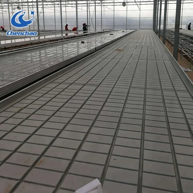 vertical farming equipment greenhouse drain trays used greenhouse benches for sale