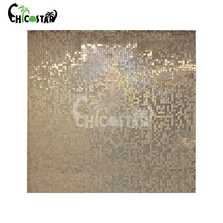 Мерцающий блесток Кристалл 4D Русалка Настенный фон темно-синий современный стиль панели для свадьбы и вечеринки украшение картонная коробка