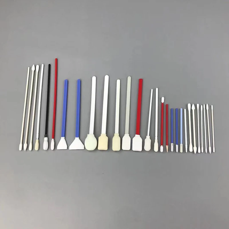 Высоковпитывающие одноразовые безворсовые губки с длинной ручкой, промышленные чистящие тампоны для жестких дисков