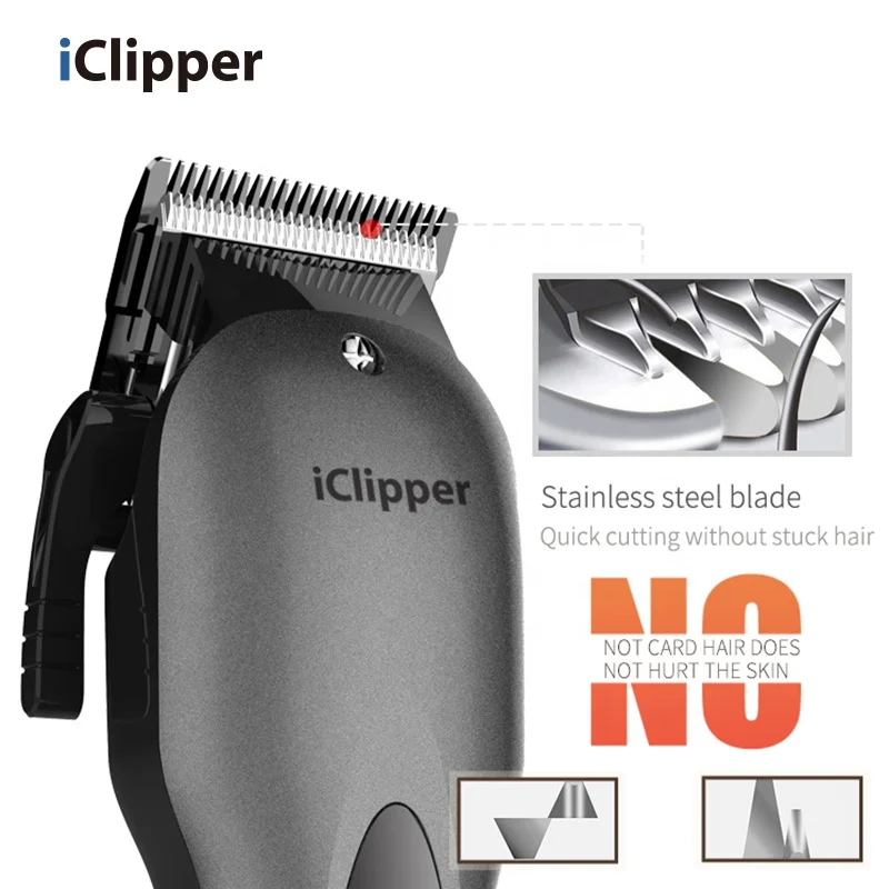 IClipper-Y6 профессиональный беспроводной электрический набор для стрижки волос перезаряжаемый триммер мужчин детей