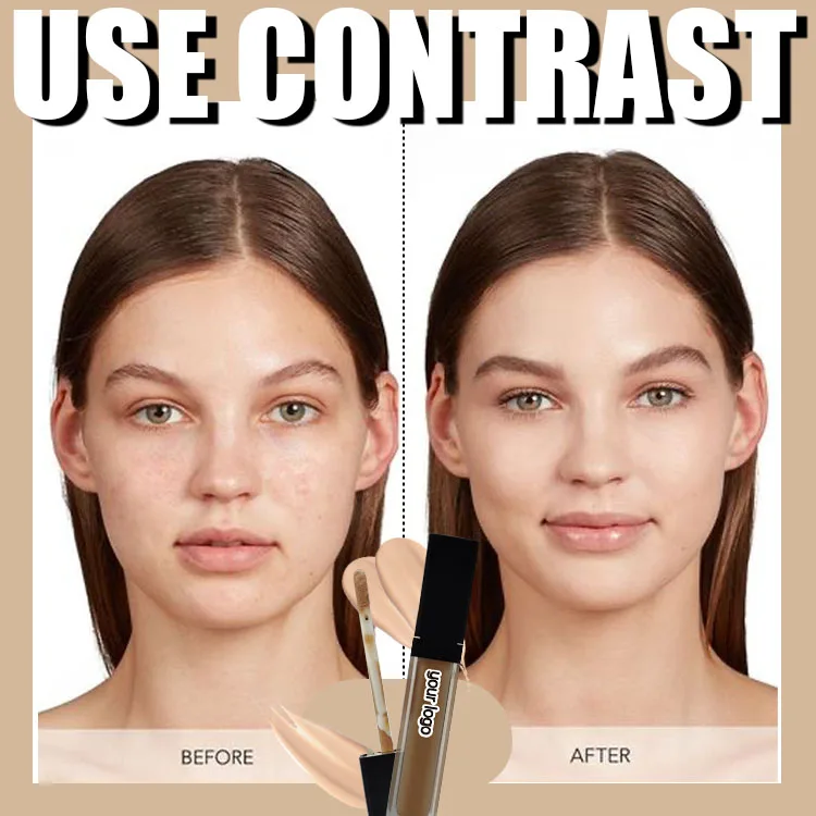 All Day Long Wear Contouring Full Coverage Liquid Concealer Travel Size Waterproof Mineral Cream Concealer Undereye Face Makeup