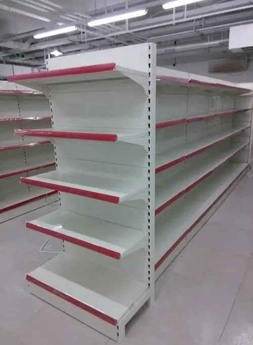 Customized Metal Steel Display Supermarket Wall Gondolas Gondola Shelving Light Medium Duty Gondola Rack and Shelves