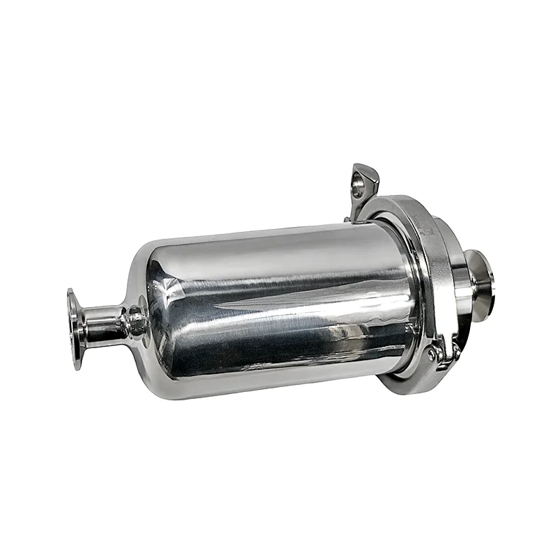 Sanitary Stainless Steel Straight Type Filter Food Grade Pipeline Filter