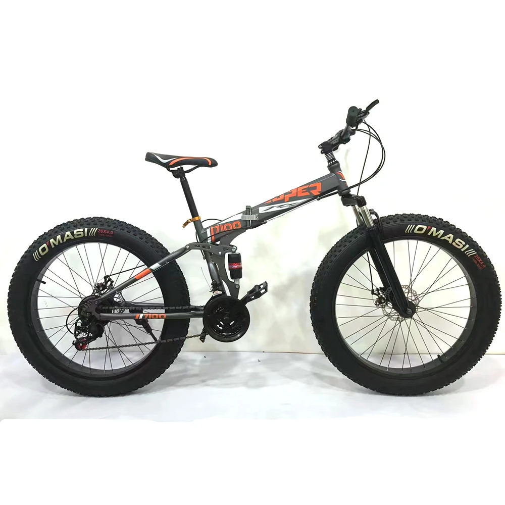 Factory Customization 20inch Fat Bike Full Suspension Mountain Bike Foldable Fatbike Tyre Cycle Bicicleta Boys Full Suspension