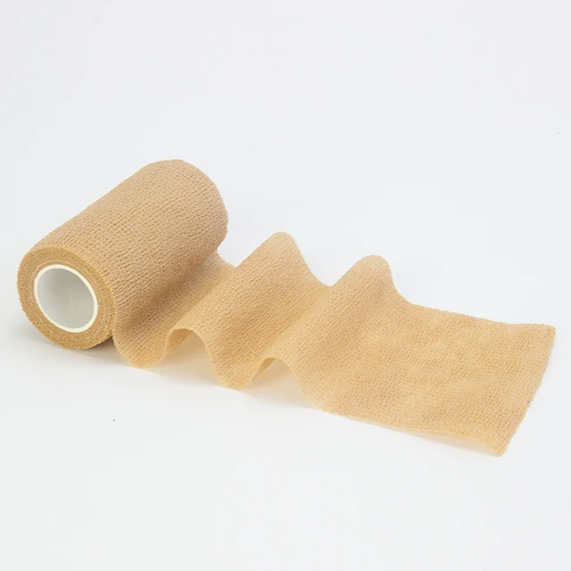 Customized first aid bandage non-woven elastic bandages cohesive bandag easy tear first aid bandage