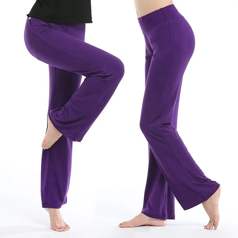 hot sale factory custom fashion design ladies dance pants