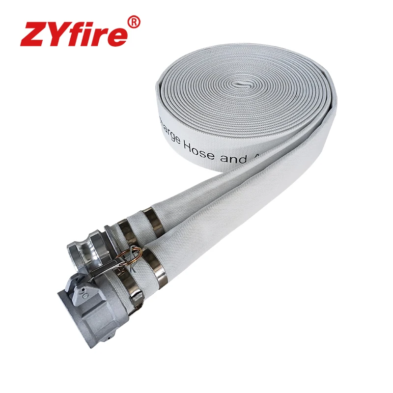 ZYfire  high temperature resistant flexible Single Jacket Nitrile Rubber Lined Industrial Mill Hose for sling protection